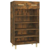 Vidaxl Shoe Cabinet 60x35x105 cm Property Wood Smoked Oak Farvet