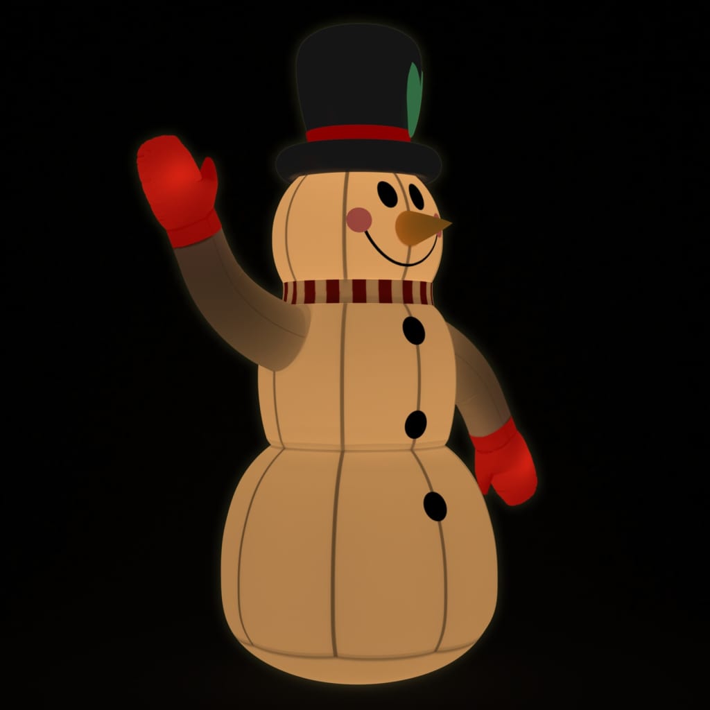 Vidaxl Snowman gonflable avec des LED 120 cm