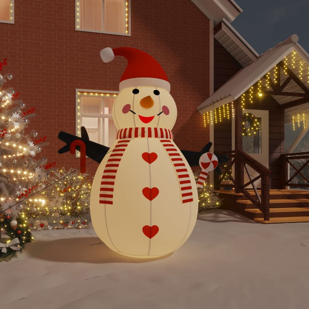 Vidaxl Snowman gonflable avec des LED 300 cm