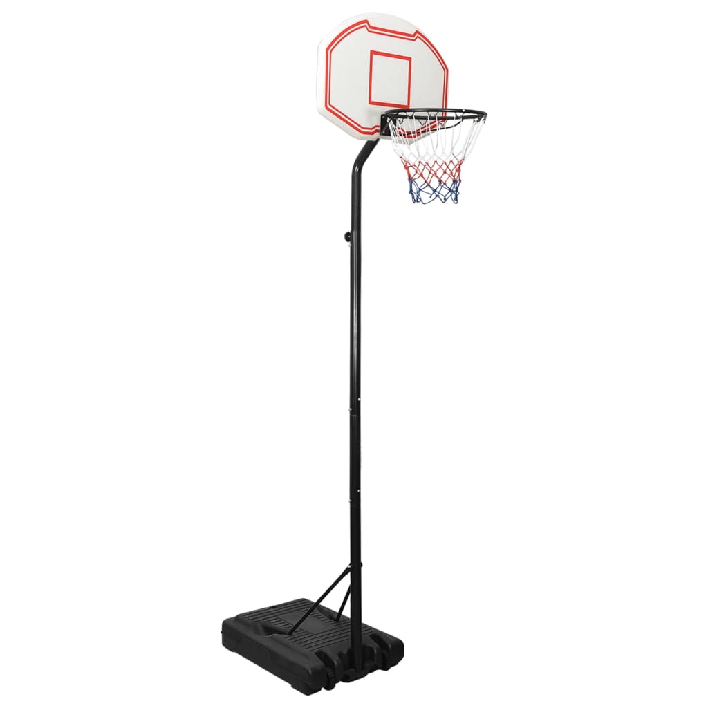 Vidaxl Basketball Standard 282-352 cm Polyetileno White