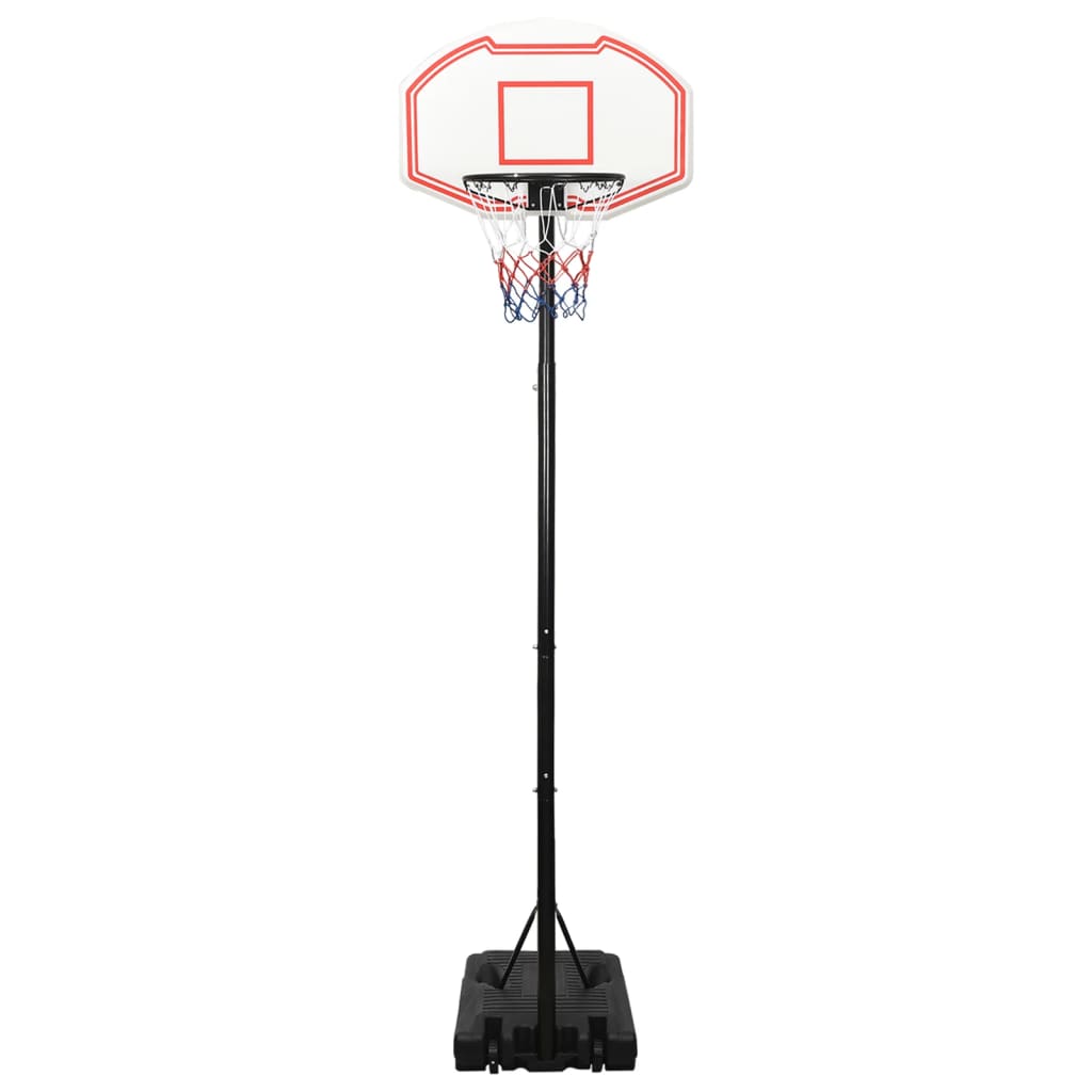 VidaXL Basketbalstandaard 282-352 cm polyethyleen wit