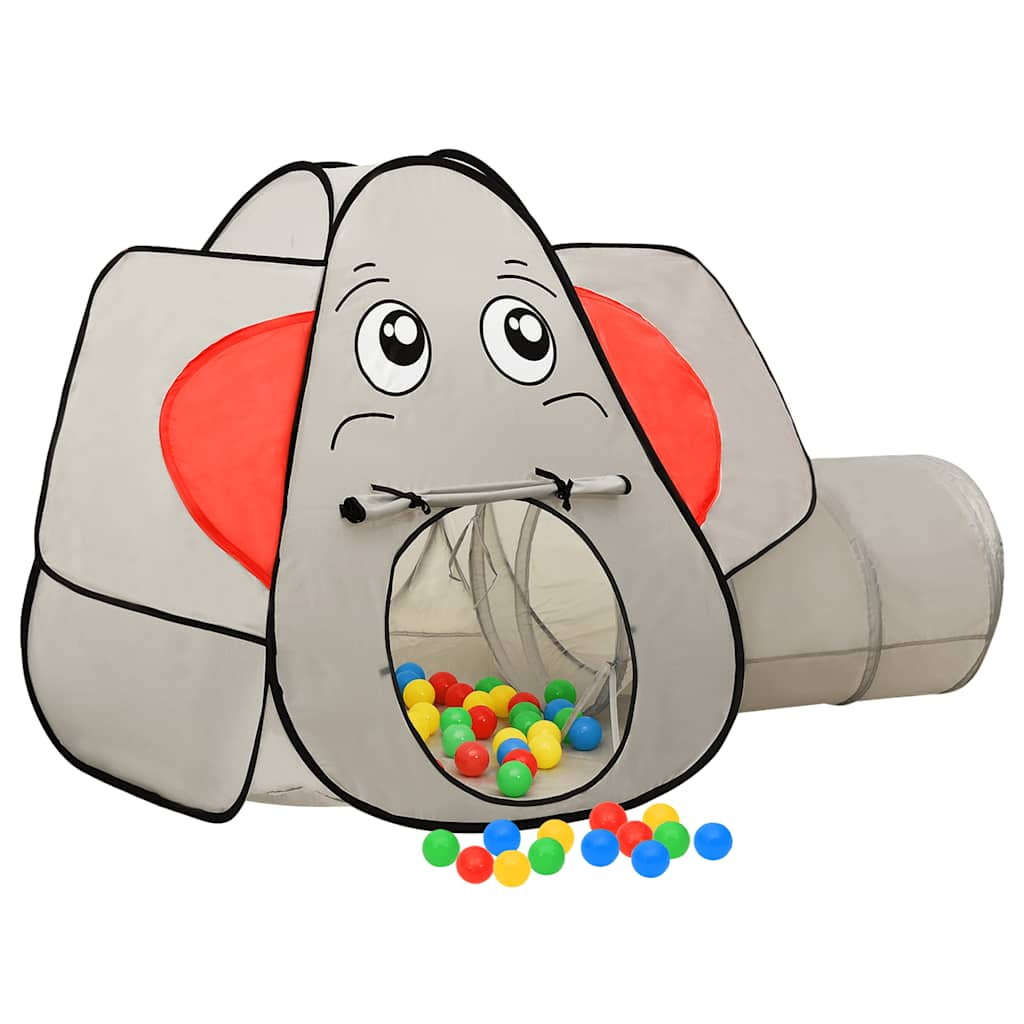 Vidaxl Kinderspiel Zelt Elefant 174x86x101 cm Grau