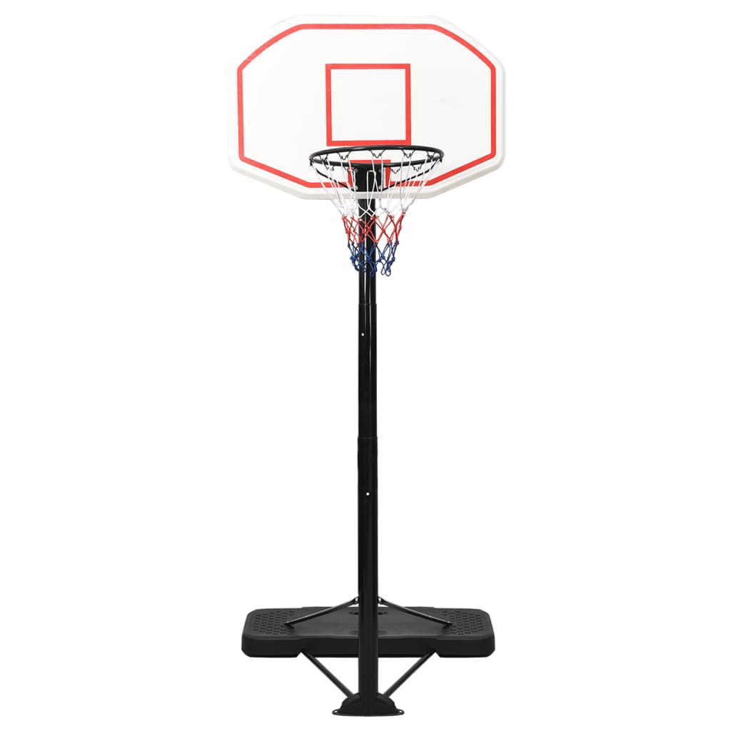 VidaXL Basketbalstandaard 258-363 cm polyetheen wit