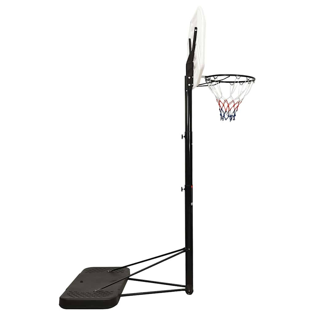 Vidaxl basketstandard 258-363 cm polyeten vit