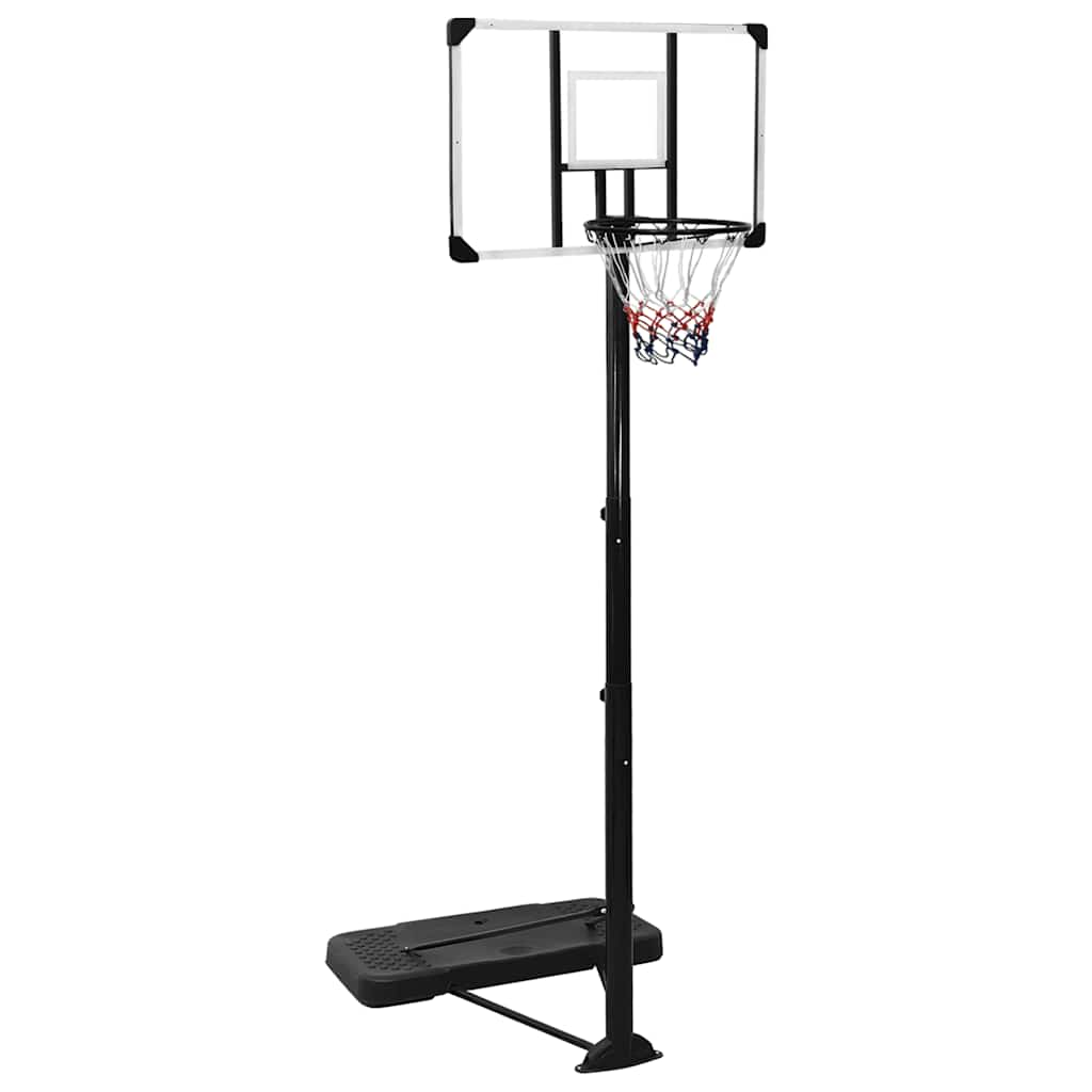 Vidaxl-Basketballstandard 256-361 cm Polycarbonat transparent