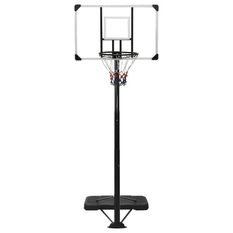 VidaXL Basketbalstandaard 256-361 cm polycarbonaat transparant