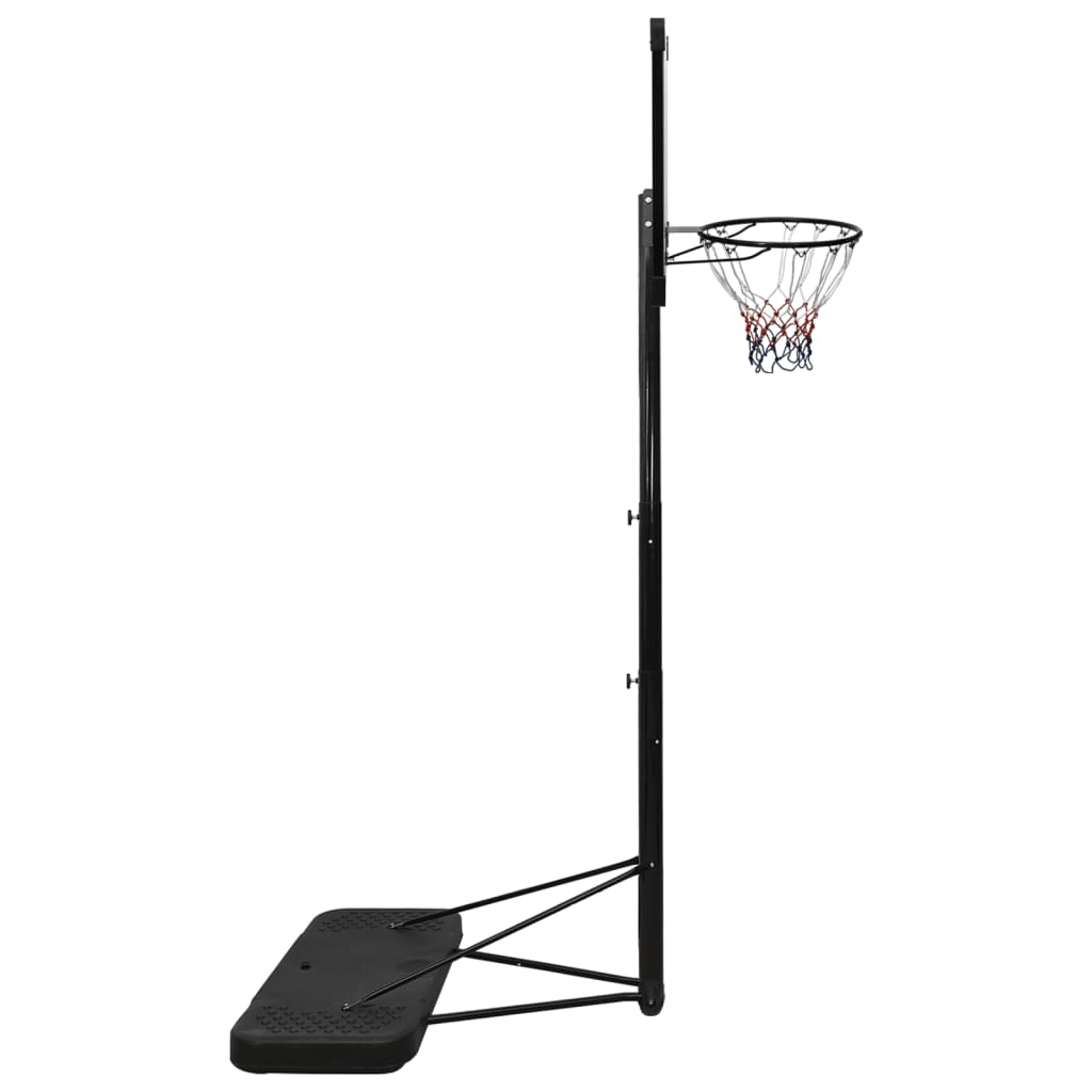 VidaXL Basketbalstandaard 256-361 cm polycarbonaat transparant