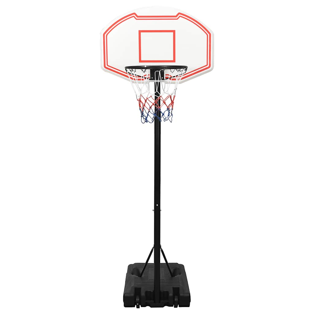 Vidaxl Basketball Standard 237-307 cm polyethylenová bílá