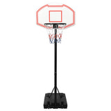 Vidaxl Basketball Standard 237-307 cm polyethylenová bílá