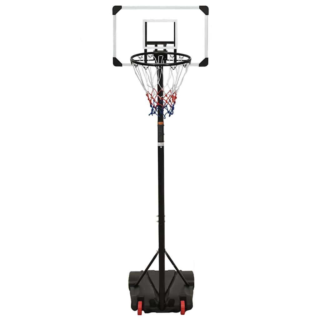 VIDAXL Basketball Standard 216-250 cm Polycarbonate transparent