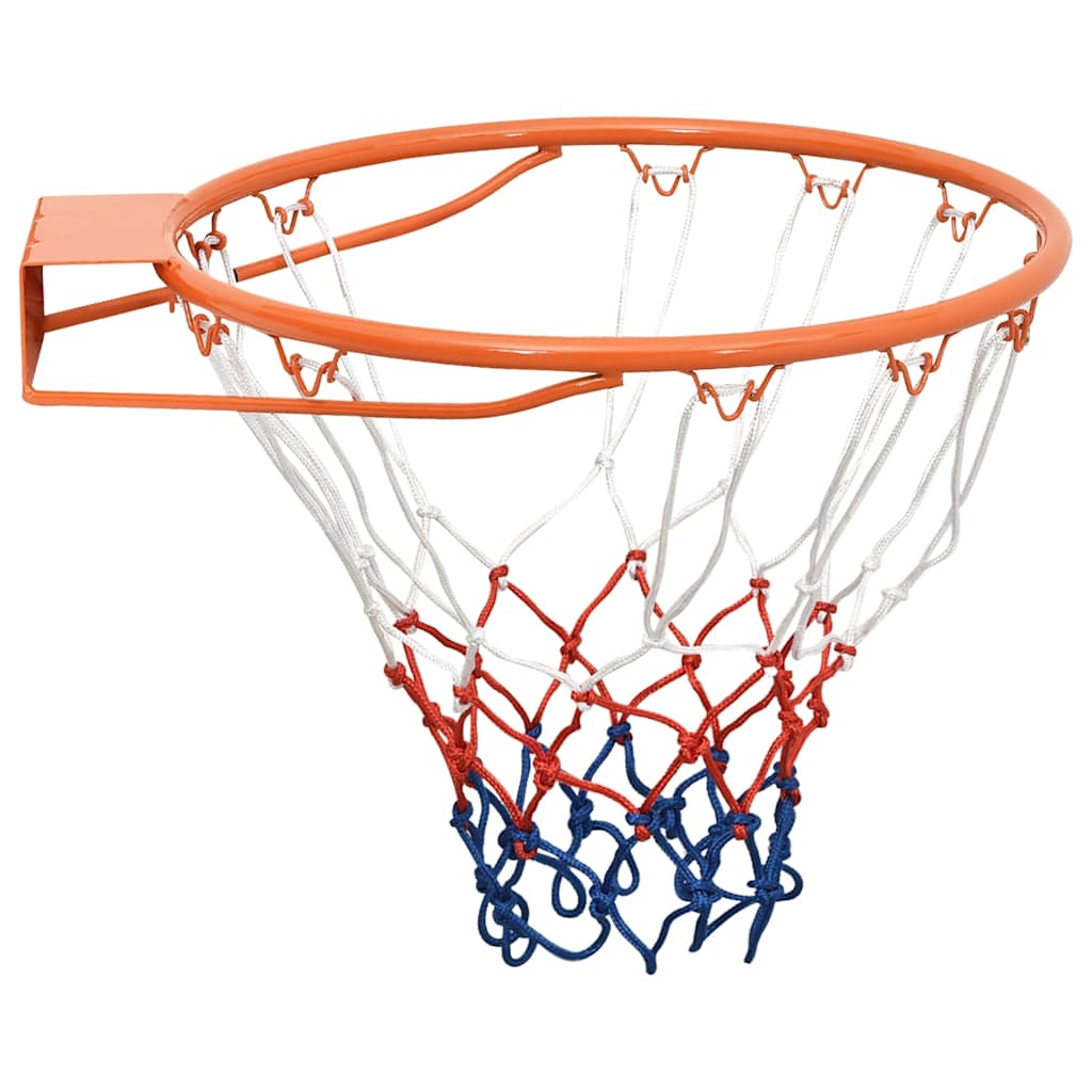 Anneau de basket-ball Vidaxl 39 cm en acier orange