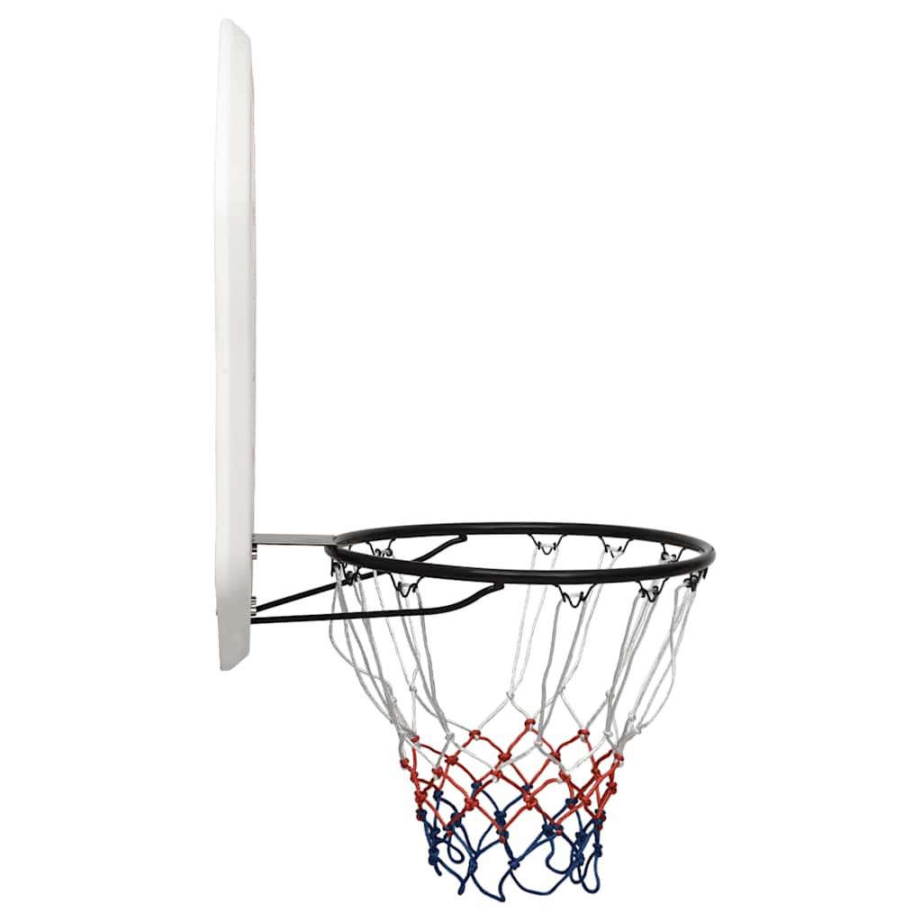 Vidaxl Basketball Board 109x71x3 cm en polyéthylène blanc