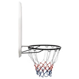 Vidaxl Basketball Board 109x71x3 cm en polyéthylène blanc