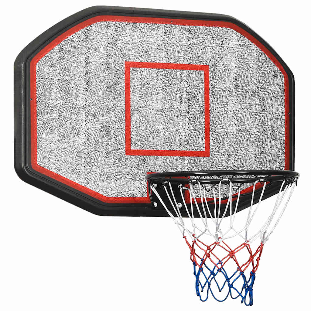 Vidaxl Basketball Board 109x71x3 cm Polyethylenschwarz