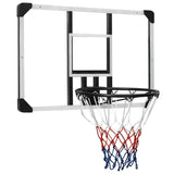 VidaXL Basketball board 90x60x2.5 cm Polycarbonate Transparent