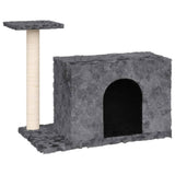 Vidaxl Cat Furniture con sisal graffiando 51 cm grigio scuro