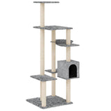 Vidaxl Cat Furniture con graffi di sisal 142 cm grigio chiaro