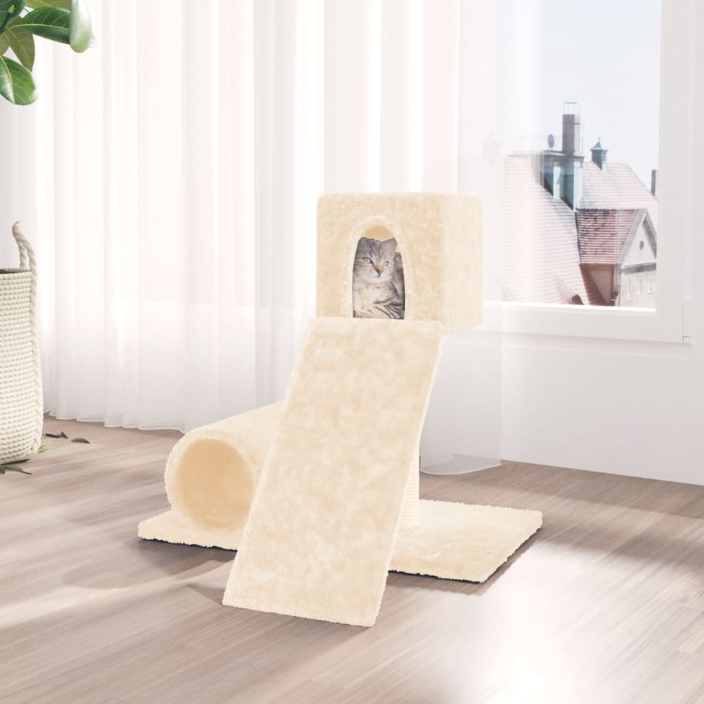 Muebles de gato de Vidaxl con rasguño sisal después de la crema de 59 cm -cocinado