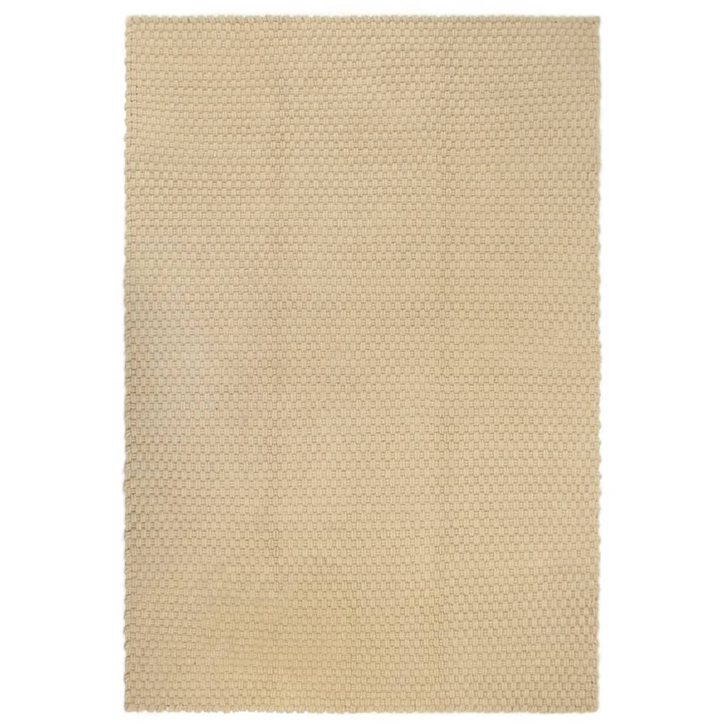 Tappeto vidaxl rettangolare 80x160 cm cotone naturale