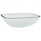 Vidaxl Washbasin 42x42x14 cm skla průhledný