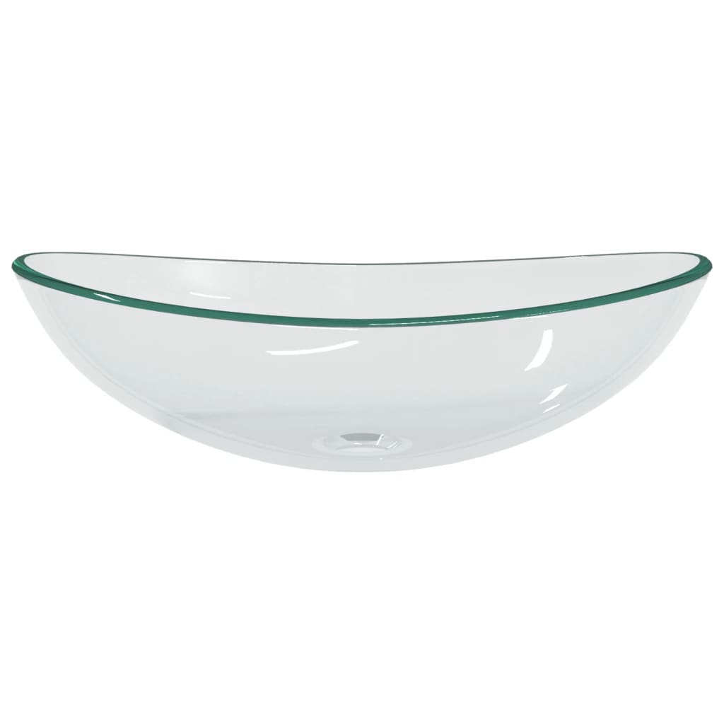 Vidaxl Washbasin 54.5x35x15.5 cm de vidrio endurecido transparente