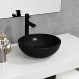 Vidaxl Washbasin 35x12 cm tempereret glas sort