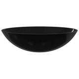 Vidaxl Washbasin 50x37x14 cm Black