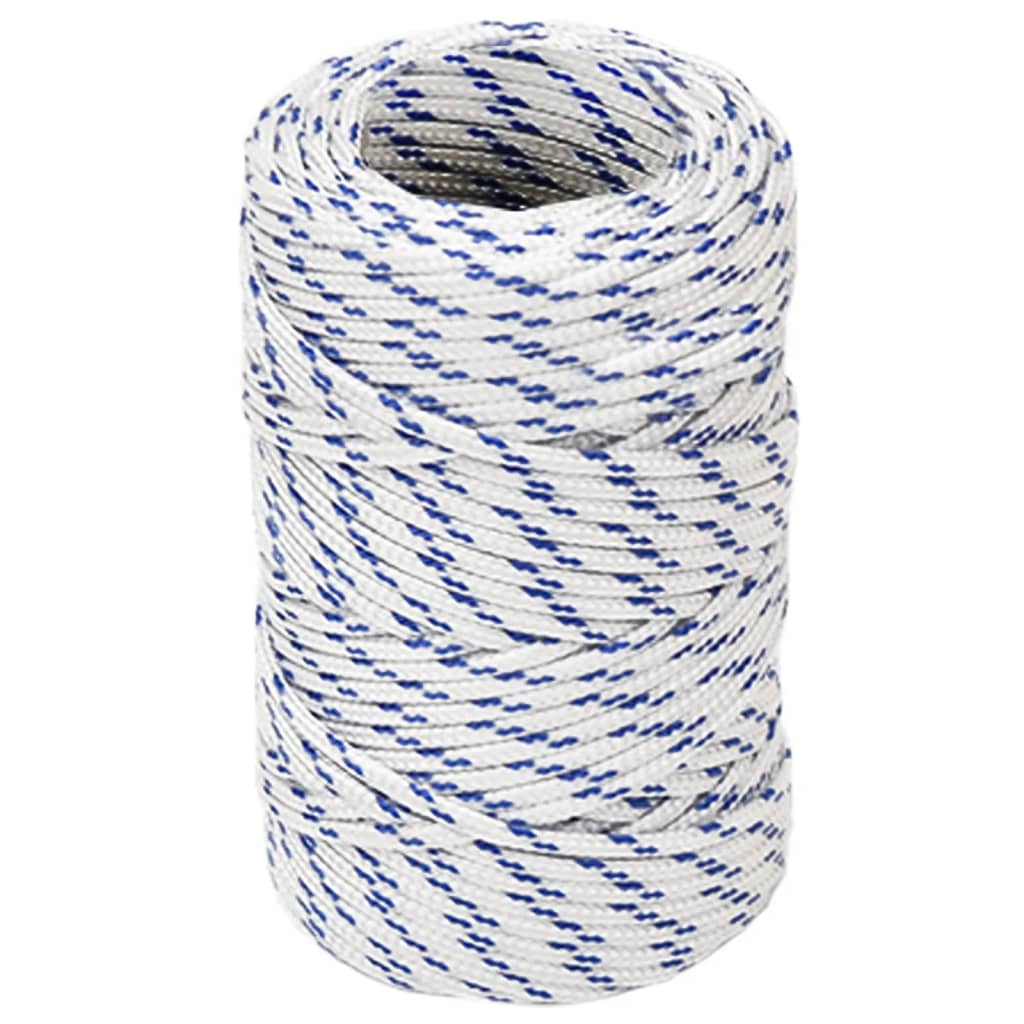 Vidaxl boat rope 2 mm 25 m polypropene white