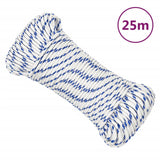 Vidaxl Boot Rope 3 mm 25 m Polypropylene white