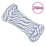 Vidaxl Boot Rope 4 mm 250 m polypropylenhvide