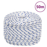 Vidaxl Boot Rope 6 mm 50 m polypropylenhvide