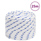 Vidaxl Boot Rope 18 mm 25 m de polipropileno blanco