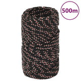 Vidaxl Boot Rope 2 mm 500 m polipropileno negro