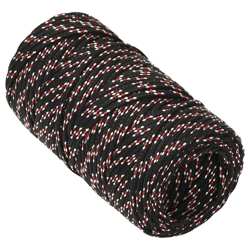 Vidaxl Boot Rope 2 mm 500 m polipropileno negro