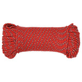 VidaXL Boottouw 3 mm 50 m polypropyleen rood