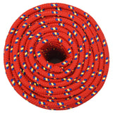 Corde de bateau vidaxl 14 mm 100 m de polypropylène rouge