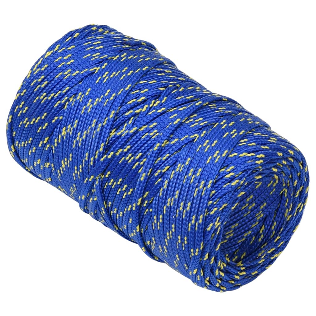 Vidaxl boat rope 2 mm 100 m polypropylene blue