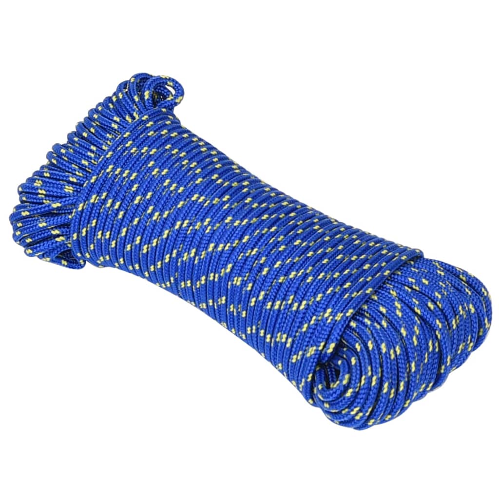 Vidaxl boat rope 3 mm 25 m polypropylene blue