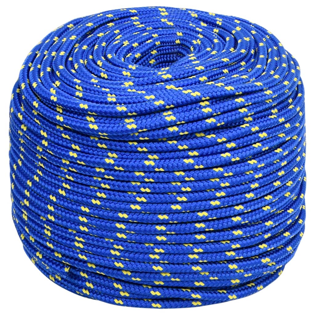 VidaXL Boottouw 6 mm 25 m polypropyleen blauw