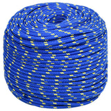 VidaXL Boottouw 6 mm 25 m polypropyleen blauw