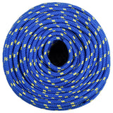 VidaXL Boottouw 6 mm 25 m polypropyleen blauw