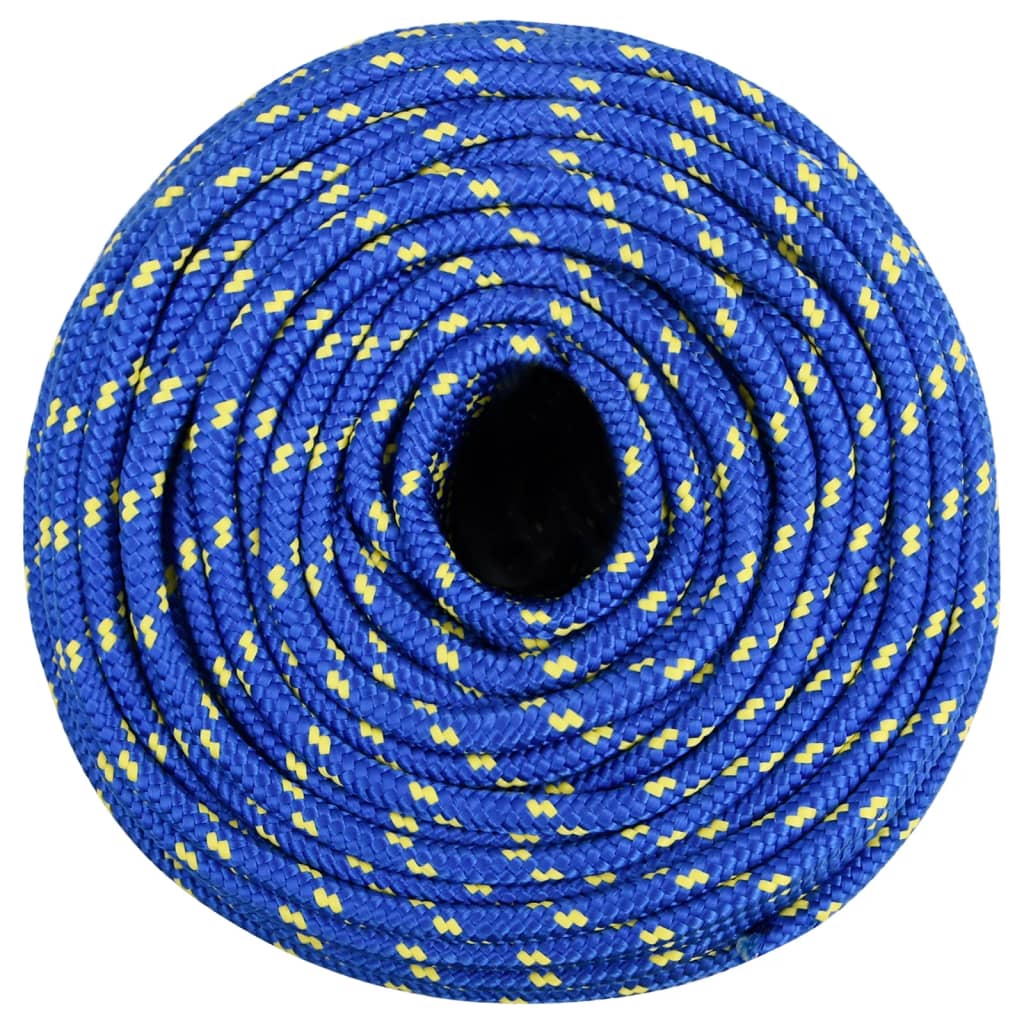 VidaXL Boottouw 8 mm 50 m polypropyleen blauw