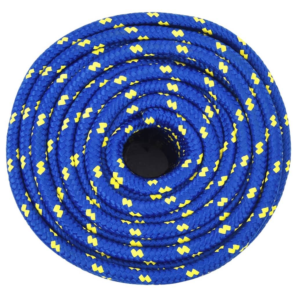 Corde de bateau vidaxl 14 mm 100 m bleu polypropène