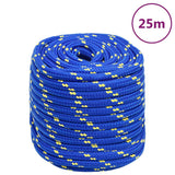 Vidaxl boottouw 16 mm 25 m polypropeen blauw