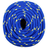 VidaXL Boottouw 18 mm 100 m polypropeen blauw