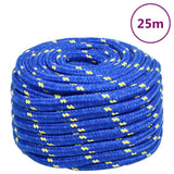 Vidaxl Boat Rope 20 mm 25 m Polipropeno Azul