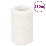 Vidaxl Boat Rope 2 mm 250 m polipropileno blanco completo