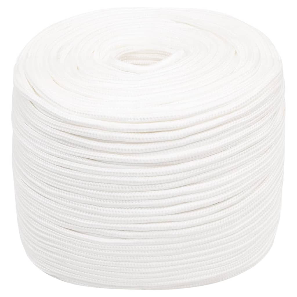 Vidaxl Boat Rope 6 mm 500 m Polypropilene Full White