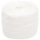 Vidaxl Boat Rope 8 mm 25 m polipropileno blanco completo