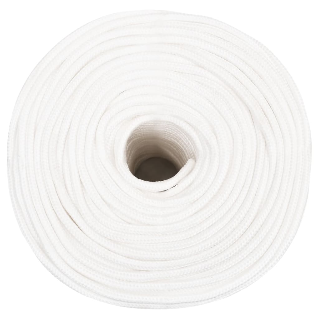 Vidaxl Boat Rope 8 mm 50 m polipropileno blanco completo